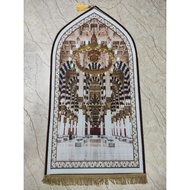 Beautiful Premium Turkish Anti-Slip Midi Dome Prayer Rug - QB MIDI 6 Latest Travel Premium Modern Th