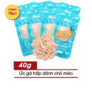 [Combo 10 Gói] Ức Gà Hấp Masti 40g Cho Chó Mèo Cực Mềm Thơm Ngon - [Nông Trại Thú Cưng]