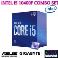 COMBO SET INTEL I5 10400F (NO GPU) WITH ASUS / GIGABYTE INTEL S1200 MOTHERBOARD