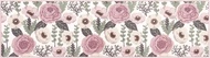 Senko S.D.S Plandeful Kitchen Mat, Approx. 19.7 x 70.9 inches (50 x 180 cm), Pink, Floral Pattern, A
