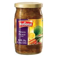 National Mix Achar Vegetable and Herbs Pickle in Oil 320g