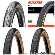 Maxxis 26 X 2.15 Folding DTH 26 X 2.3 Wired Black/Brown Skinwall DTH Tyres (2 Tires)