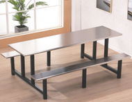 4-8 Person Multiple Choices Canteen Dining Eating table with chair set combination school student fa