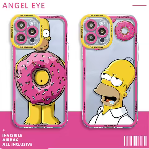 Disney The Simpsons Phone Case for Apple iPhone 12 Pro 14 SE 11 13 Mini 15 Pro Max XR XS Max 7 8 15 