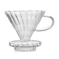 NB V60 02 Dripper Glass transparent Dripper Glass coffee brewing tool V60 02 Clear Glass