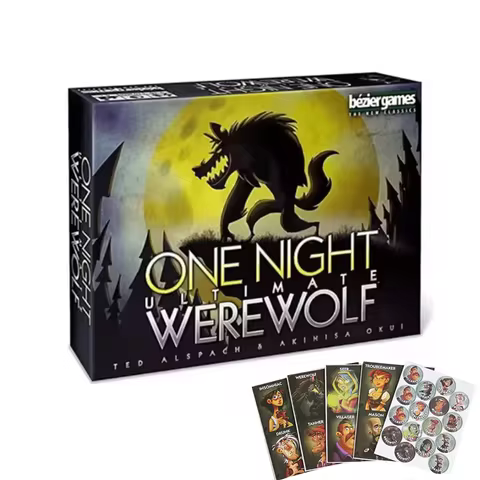 One Night Ultimate Werewolf Card Board Game Puzzle Card Game With Card Board Games Unleash Imaginati