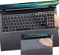 2 PCS Keyboard Cover for Aspire 15 A15-41M-R2CN/R8Y2&A15-51M-59QV/76AR,Aspire Go 15 AG15-31P-C1KN/P5