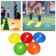 Doublebuy 10Pcs Agility Soccer Disc Cones with Plastic Brackets Soccer Training Cones