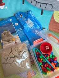 數學遊戲及動力沙(kinetic sand)