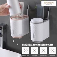 MAGNETIC WALL-MOUNTED TOOTHBRUSH HOLDER ECOCO WALL-MOUNTED TOOTHBRUSH HOLDER - E1905