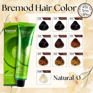 Bremod Hair Color Dye 100ml Natural 2/0 3/0 4/0 5/0 6/0 7/0 8/0 9/0 10/0 0/00 Hair Dye Hair Color