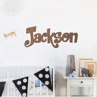 Walnut / White Oak wood Wall Signage