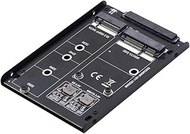 NFHK Dual MSATA NGFF B+M SSD Card JBOD Raid0 Span Bridge to 2.5inch SATA Combo HDD Disk Drive Enclos
