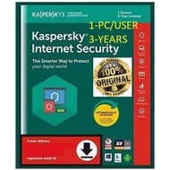Kaspersky Internet Security Latest Version - 1 PC, 3 Years Email Delivery in 1 hour
