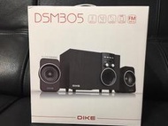 ✨現貨✨DIKE 電音專用高重低音重現 2.1聲道喇叭 支援藍牙連線 USB碟 SD卡 AUX-IN DSM305