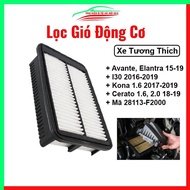 Car engine air filter for Hyundai Avante and Elantra 2015-2019, I30, Kona 1.6 2017-2019 Code 28113-F