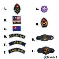 Pengakap Accessories Lencana Badge Woggle Landyard Lencana Logo Pengakap Laut Tali Ikatan