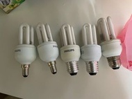 慳電膽 8粒，7粒Philips飛利浦 (E14, E27)