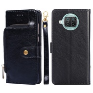 Hot sales Zipper Bag PU + TPU Horizontal Flip Leather Case with Holder & Card Slot & Wallet & Lanyar