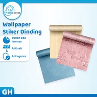 3D Embossed Gold Wall Paper Aesthetic Motif Bedroom Wall Sticker 45cm x 8M