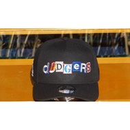 New Era Los Angeles Dodgers Lettering Black 9forty A Frame side embroidery adjustable Snapback Cap  