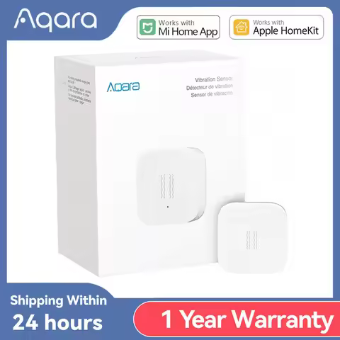 Aqara Vibration Sensor Zigbee Wireless Mini Glass Break Detector for Alarm System and Smart Home Aut