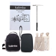 Kalimba หนังสือเพลงสำหรับเด็ก17คีย์เปียโนนิ้วหัวแม่มือกระเป๋าใส่ของ Kalimbatuning ค้อนนิ้วเปียโนหนังสือสอน Kalimba Accessorie