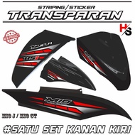 TRANSPARENT STRIPING STICKER MIO J/GT LATEST ART SIMPLE NEW67 VARIATION STICKER