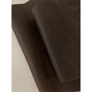 Crazy horse cowhide 1-3 square feet 1.5 mm thick