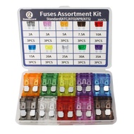 Kit Pelbagai Fius Standard Kereta – 30Pcs Fius Standard (2A/3A/5A/7.5A/10A/15A/20A/25A/30A/35A) untu