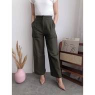 Dbeaute X LULLOU - JOEY PANTS | Women's Long Pants linen Material