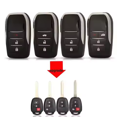 Suitable for Toyota 2-key, 3-key, 4-point Toyota WISH domineering modification folding remote contro