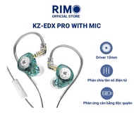 Headphones with KZ brand mic, detachable EDX Pro model