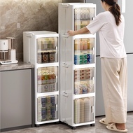 Lumineon Gap Storage Cabinet Foldable Storage Cabinet Bathroom Organizer Plastic Cabinet Organizer