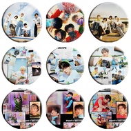 KPOP TXT Badge mirror keychain circular design accessory pendant