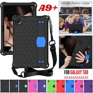 For Samsung Galaxy Tab A9+ 11.0 SM-X210 X216B X218U Tablet Case Kids Shockproof EVA Cover Straps