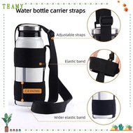 TEAMY Bottle Shoulder Strap, Adjustable Elastic Water Bottle Carrier Sling, Durable Travel Universal