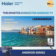 Haier LE50K6600UG 50 Inch Digital Led 4k Android Tv Smart Tv Android 9 Youtube Nexflix 50"