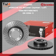 Brembo จานเบรคหน้า UV coated PORSCHE 911 Boxster Cayman (996-997-986-987) 09 C094 11