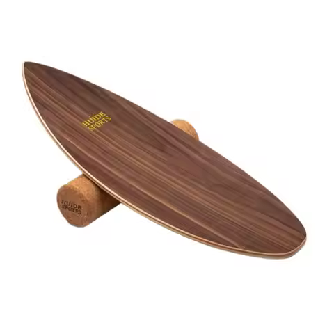 Fitness Board Wood Balance Platform Wobble Board Core Strengthening Workout Equipment for Yoga and S
