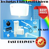Techplas High Level Plastic Cistern 9L