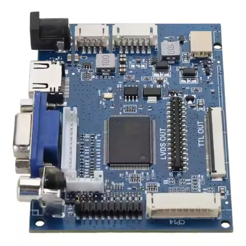 GW-PCB800099 LCD Screen Car GPS Display LCD Driver Board -Compatible VGA AV To TTL RGB LVDS