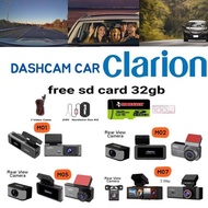 Clarion Dash Cam Pro UNIVERSAL dash cam Front ,Cam Cabin View, Rear Cam view, Car Dashcam