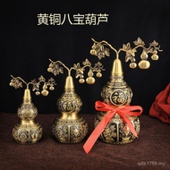 Ornaments Home Gourd Lucky Ornaments Eight Treasures Gourd Copper Tibetan Eight H1HY
