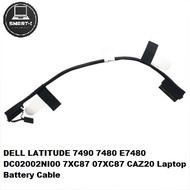 DELL LATITUDE 7490 7480 E7480 DC02002NI00 7XC87 07XC87 CAZ20 Laptop Battery Cable