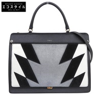 Furla LIKE 兩用單肩包/手提包，女士，黑色/灰色，成色極佳 [二手]
