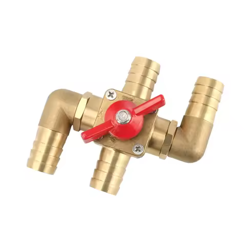 Car Valve 4 Way Valve Automotive Car Air Conditioning Valve 16mm 19mm Car Modification Valve