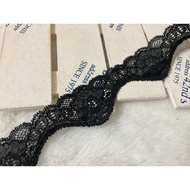Cheap Zone~SF98 Black 3.6cm Elastic Lace 1665cm Rebate Price~Super Cost-Effective ^^ (Length * 1500c