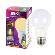 หลอดไฟ LED 9 วัตต์ Warm White EVE LIGHTING รุ่น LED A60 E27 **สามารถออกใบกำกับภาษีได้ค่ะ**