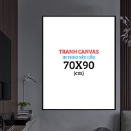 Canvas painting 70x90 (cm) printed on request Maru Store 2020
